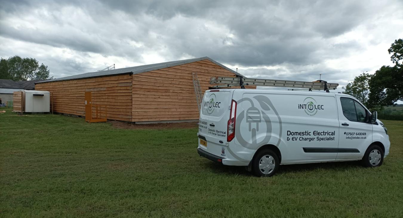 Barn conversion electrics in Leamington Spa