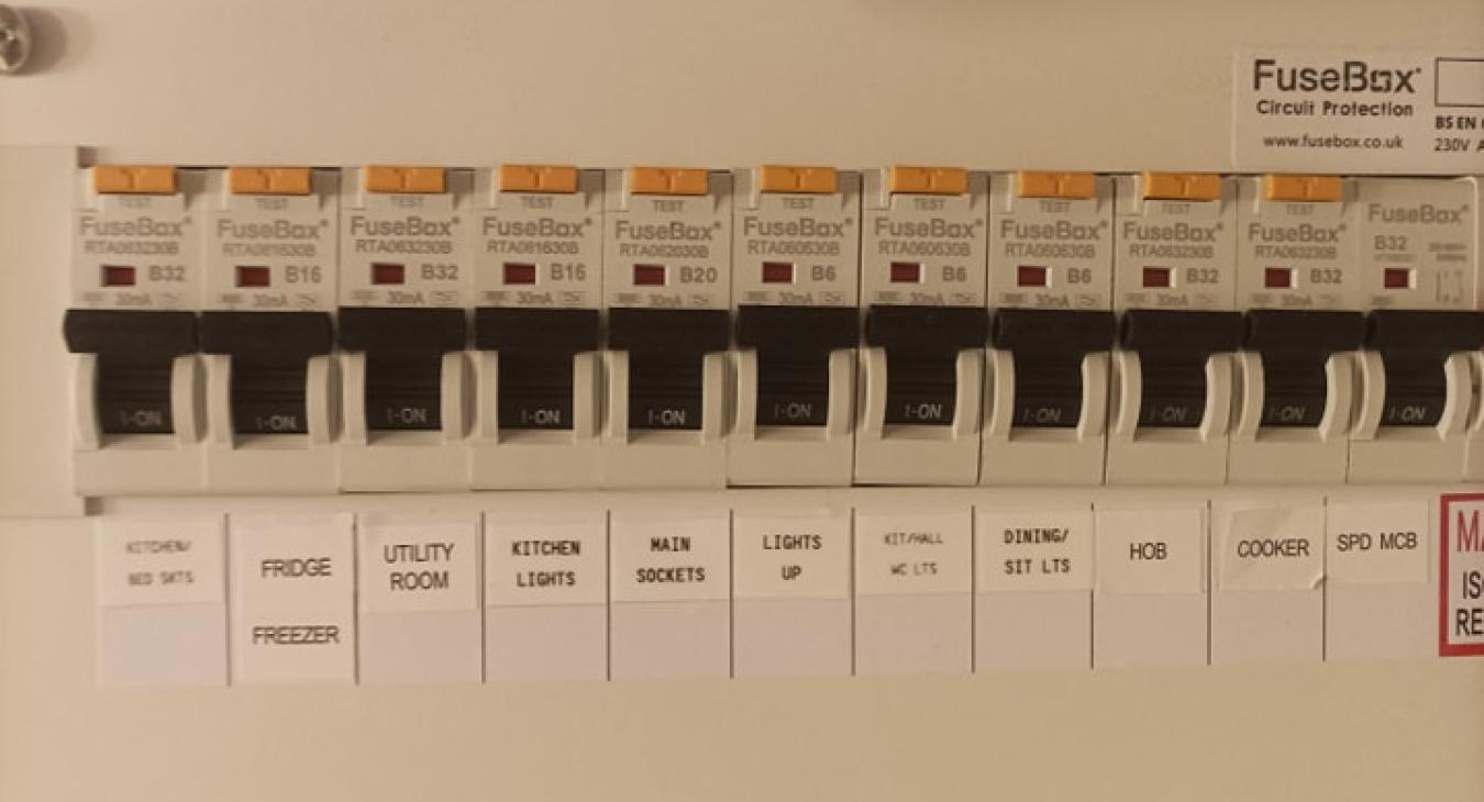 Intolec fuse board upgrade in Southam