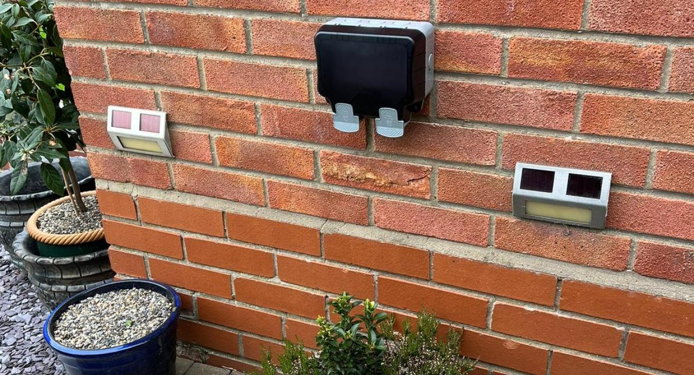 Outdoor socket installation by Intolec Leamington Spa