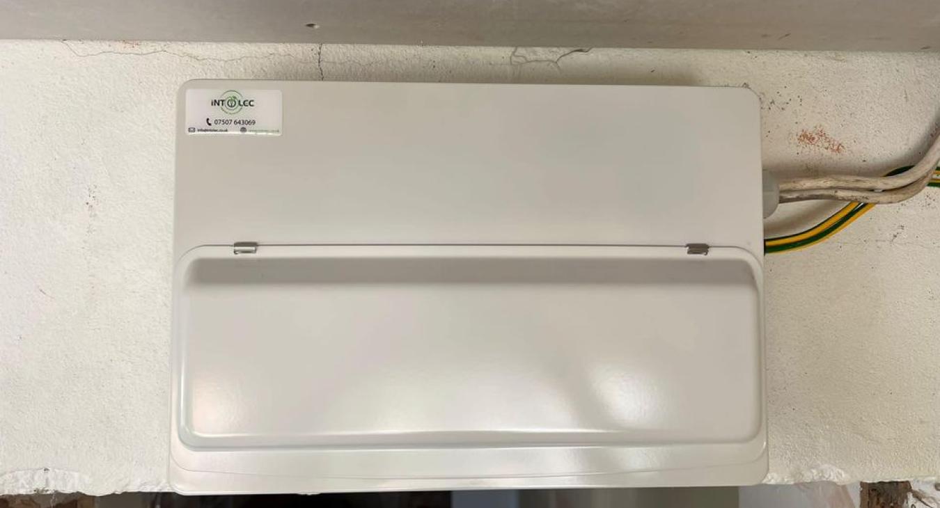 New consumer unit installed by Intolec Ltd in Long Marston