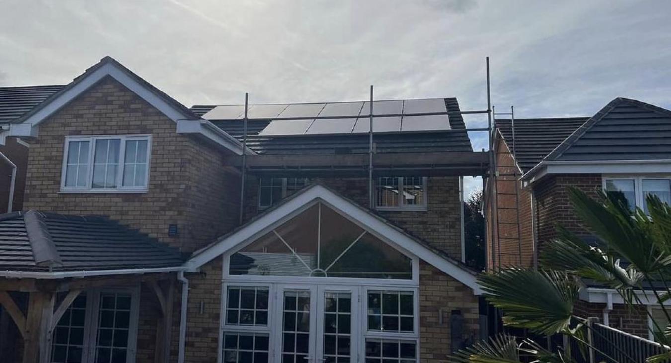 Solar panel installation in Southam by Intolec Ltd